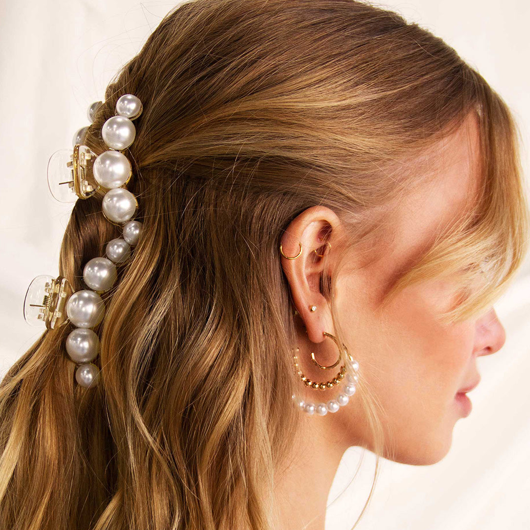 Pearl Hair Clips