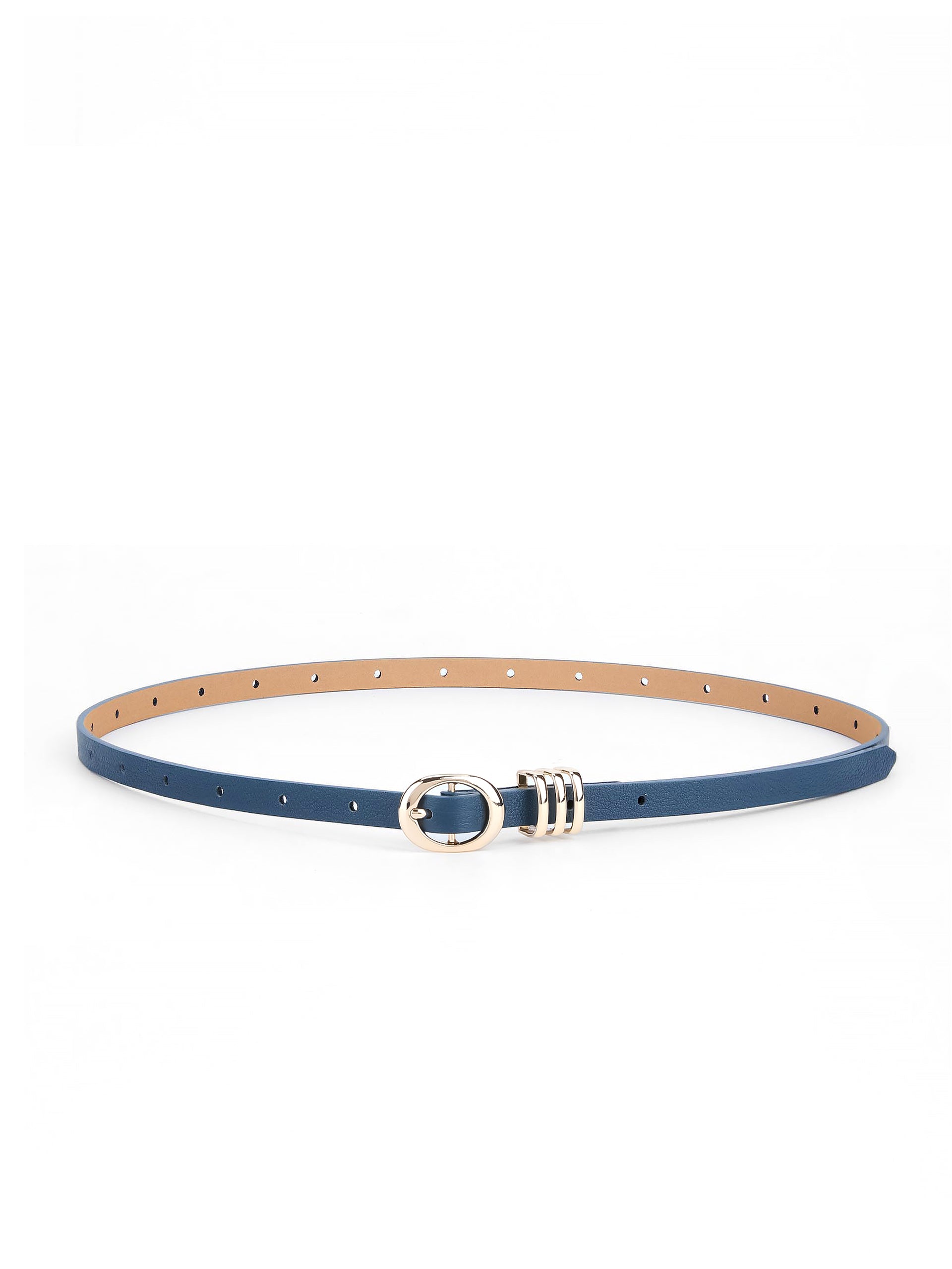 Classic Skinny Belt in Denim