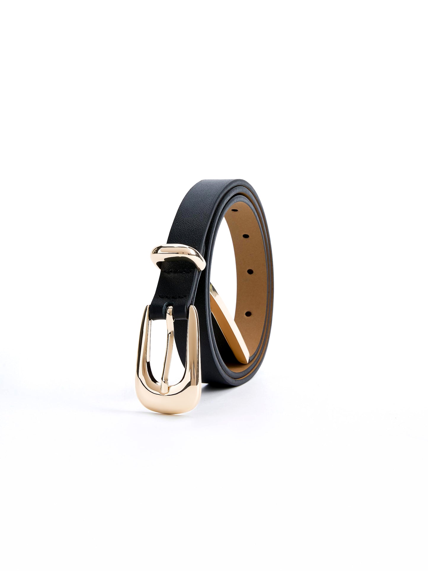 Modern Saddle Belt in Black close