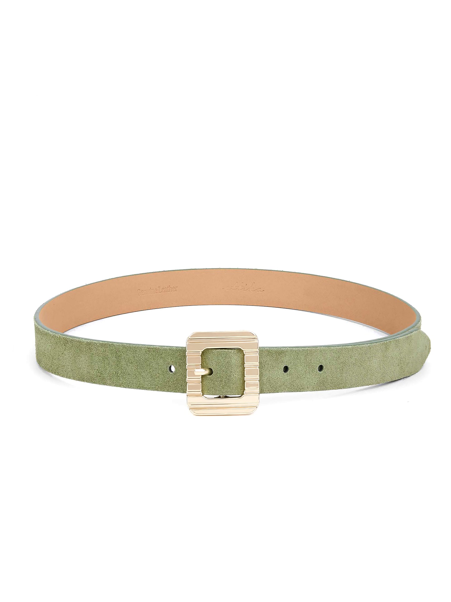 Timeless Texture Belt in Olivine