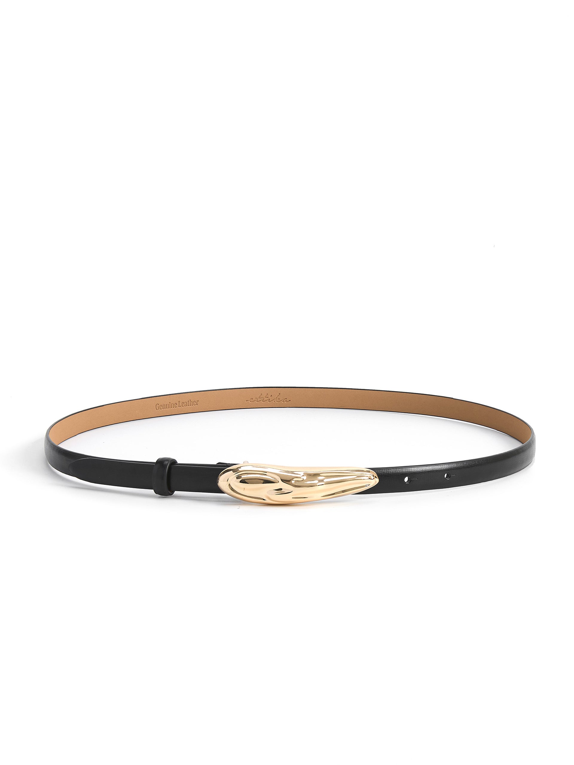 Liquid Luxe Belt in Black