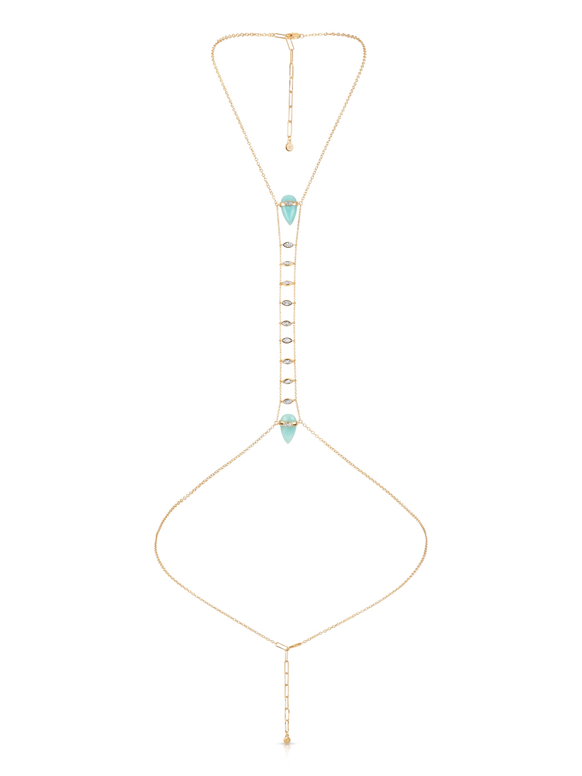 Turquoise Solstice Body Chain