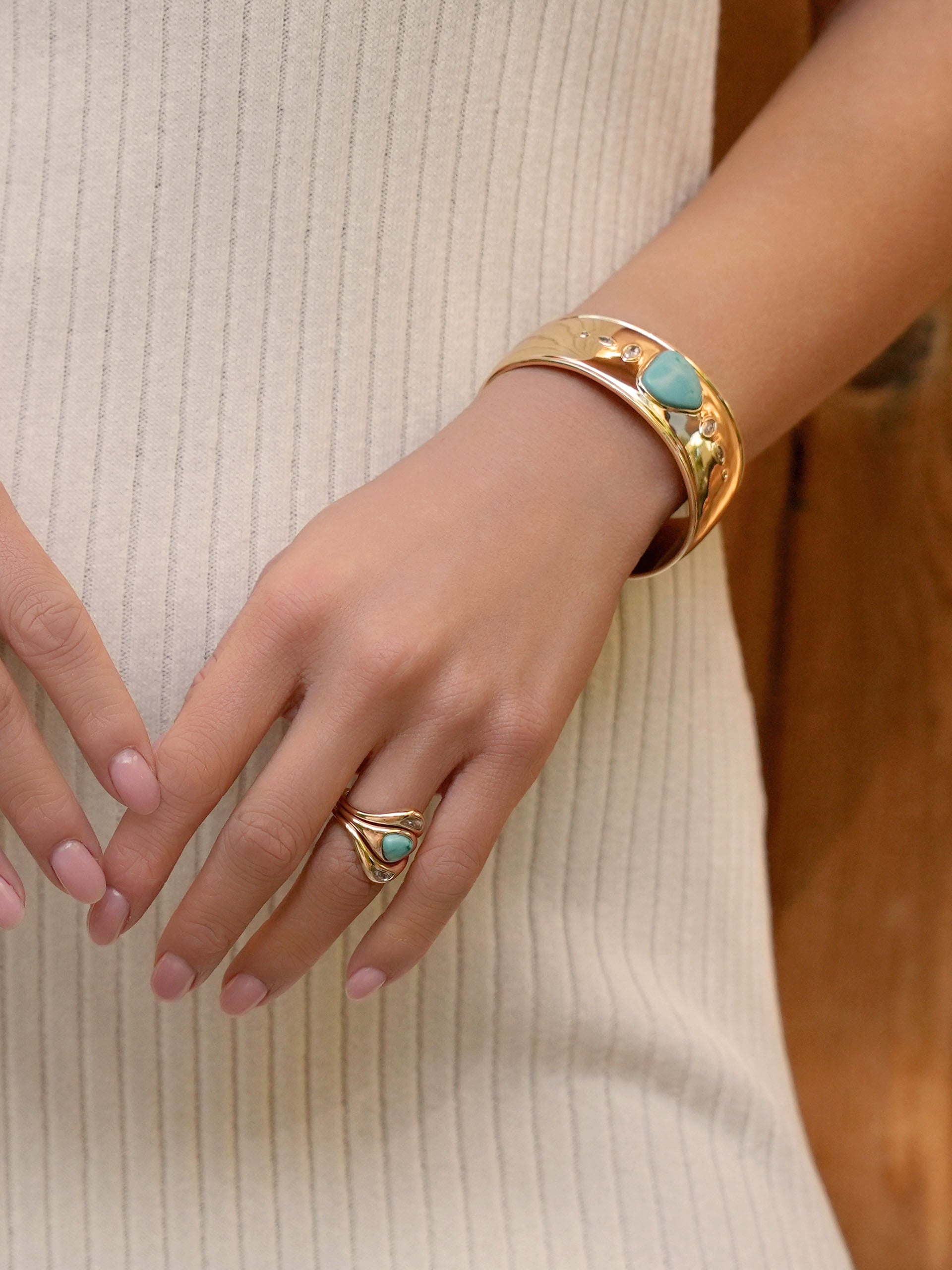 Turquoise Solstice Thick Cuff