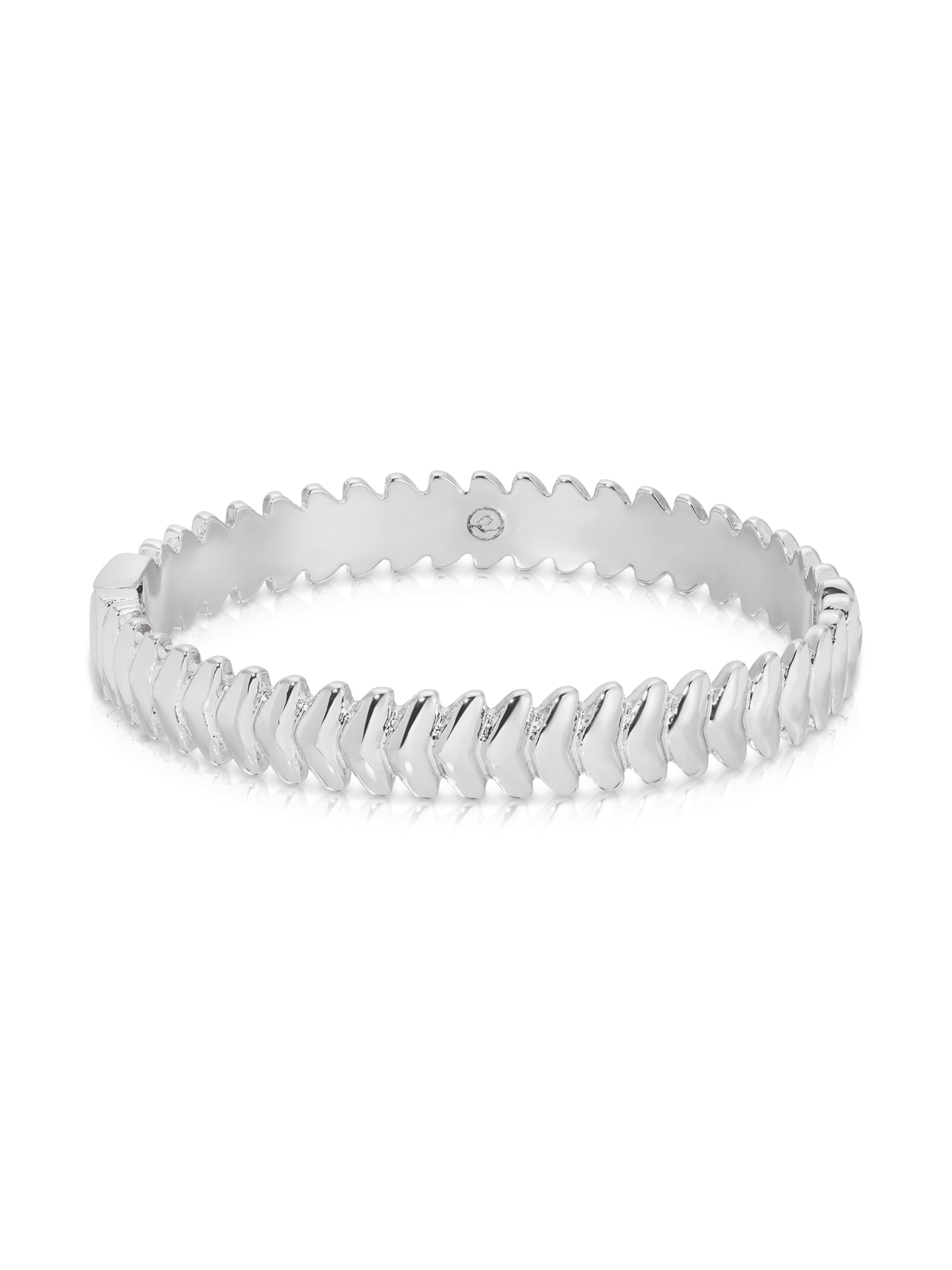 Metal Moderna Bangle silver