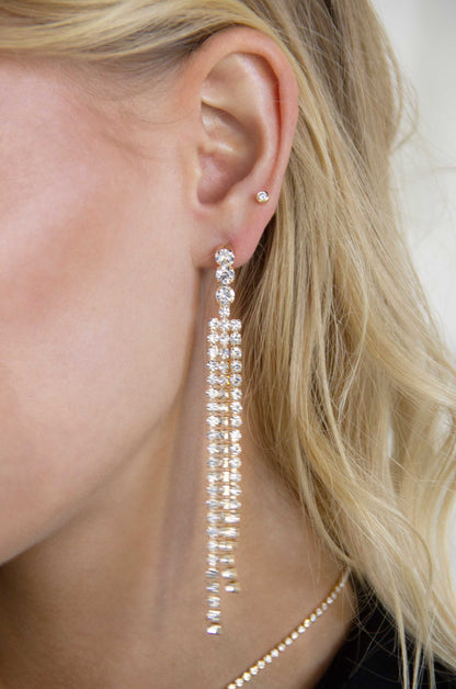 The Moment Crystal Dangle Earrings