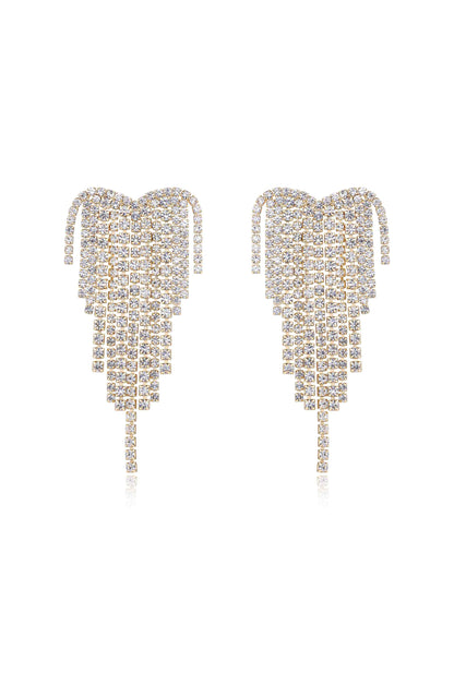 Gala Crystal Fringe Earrings