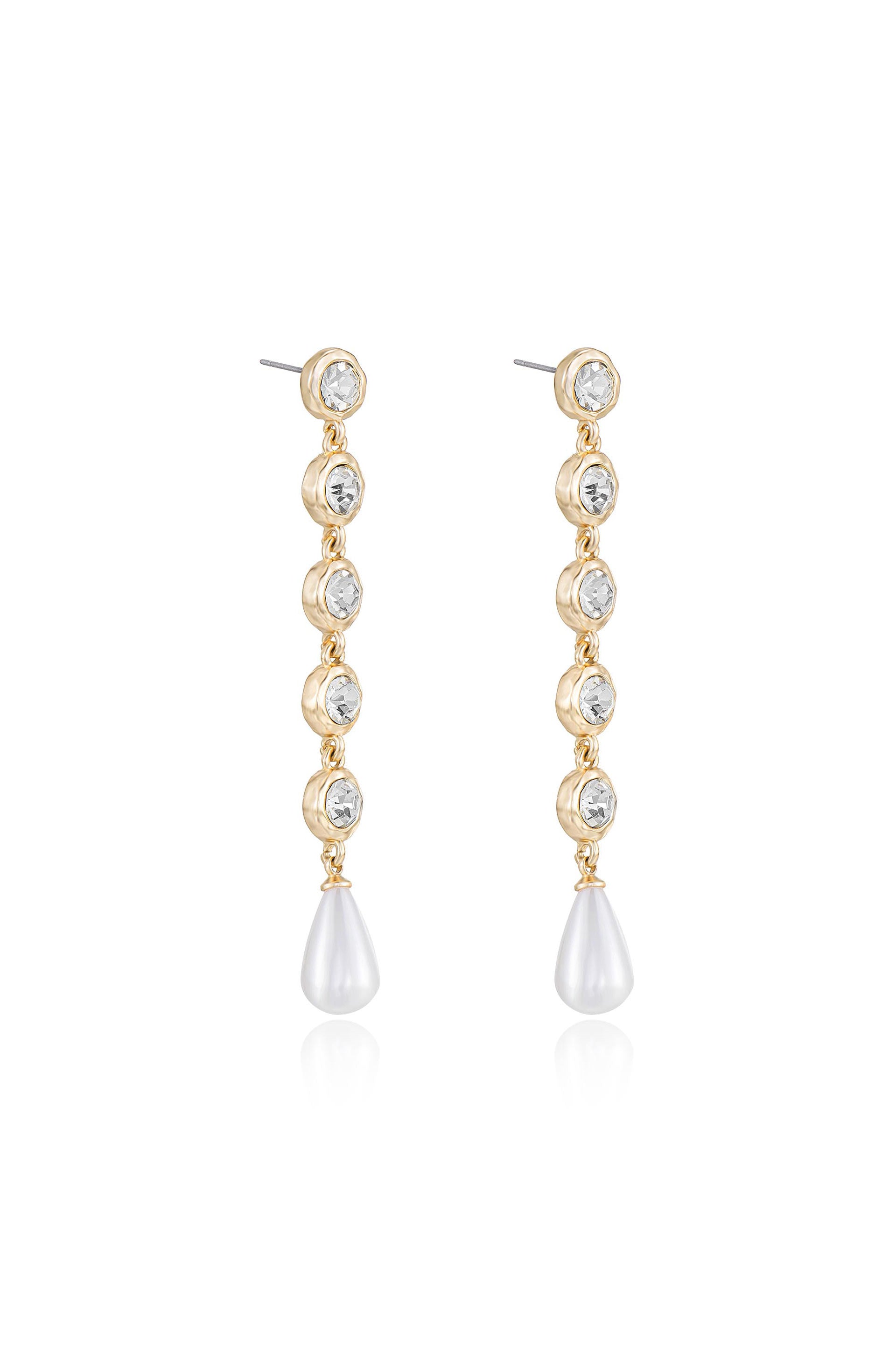 Buy I Jewels White Pearl Drop Earrings for Women Online at Best Prices in  India - JioMart.