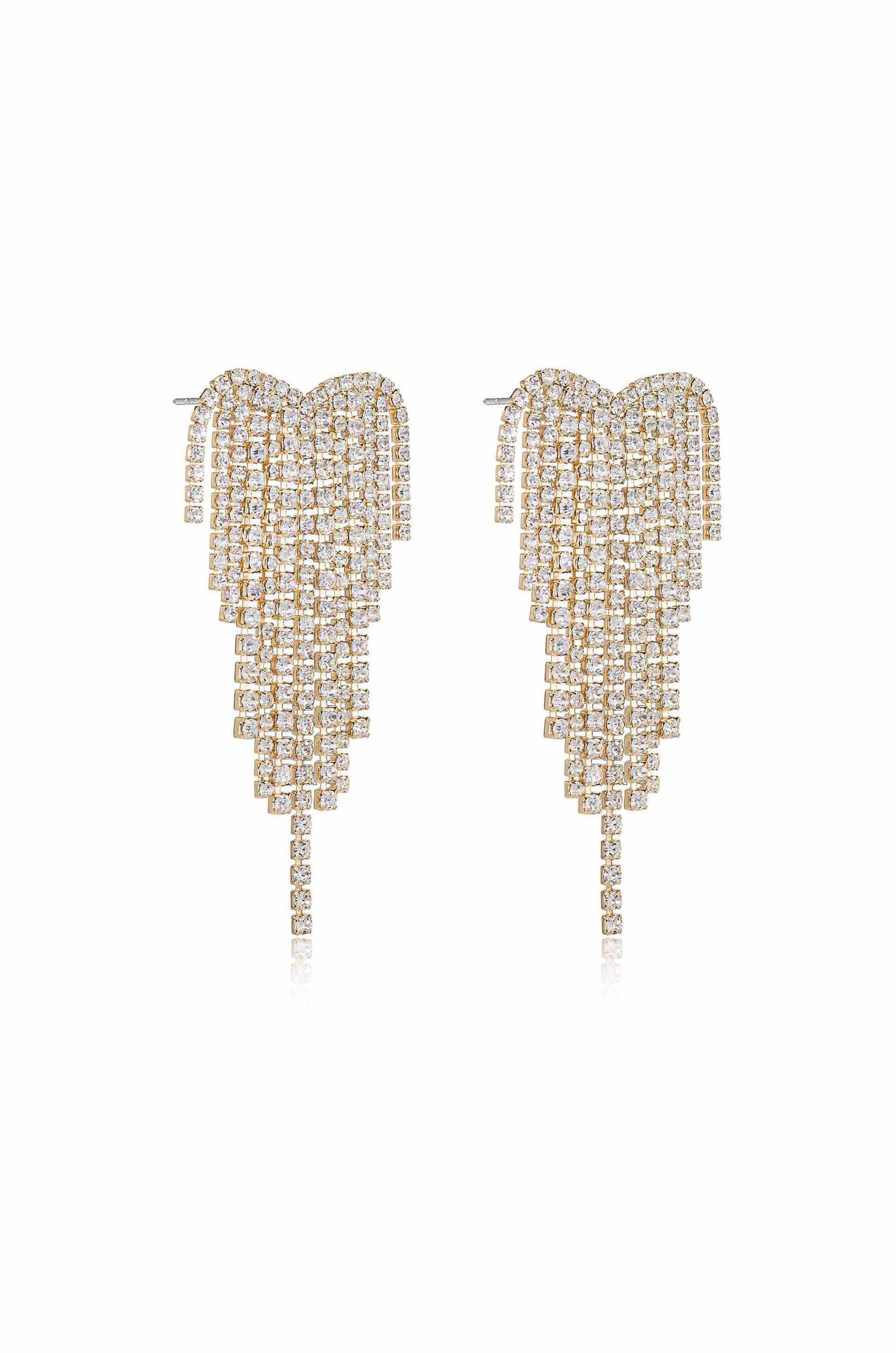 Gala Crystal Fringe Earrings