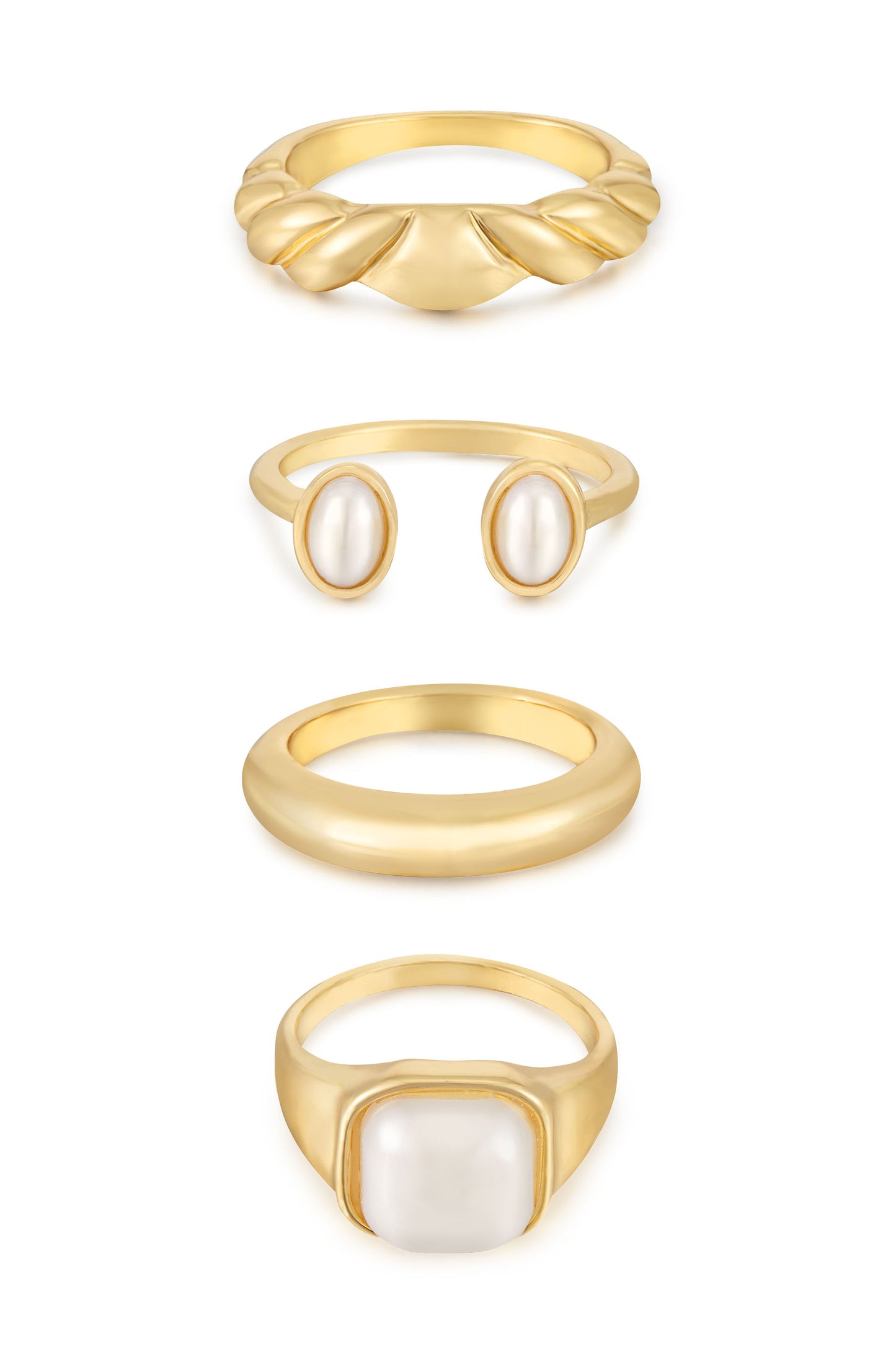 Babe Set – Ultimate Ettika 18k Gold Ring Plated