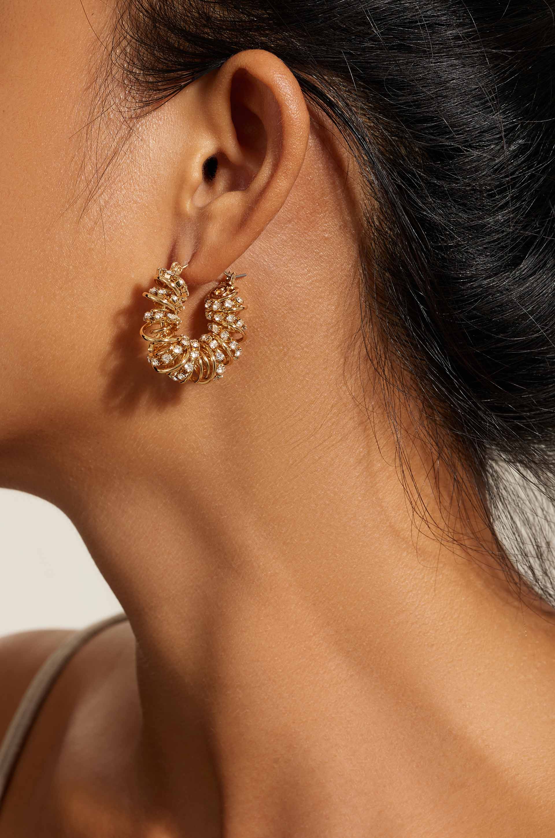 These Amazon hoop earrings are my go-to accessory