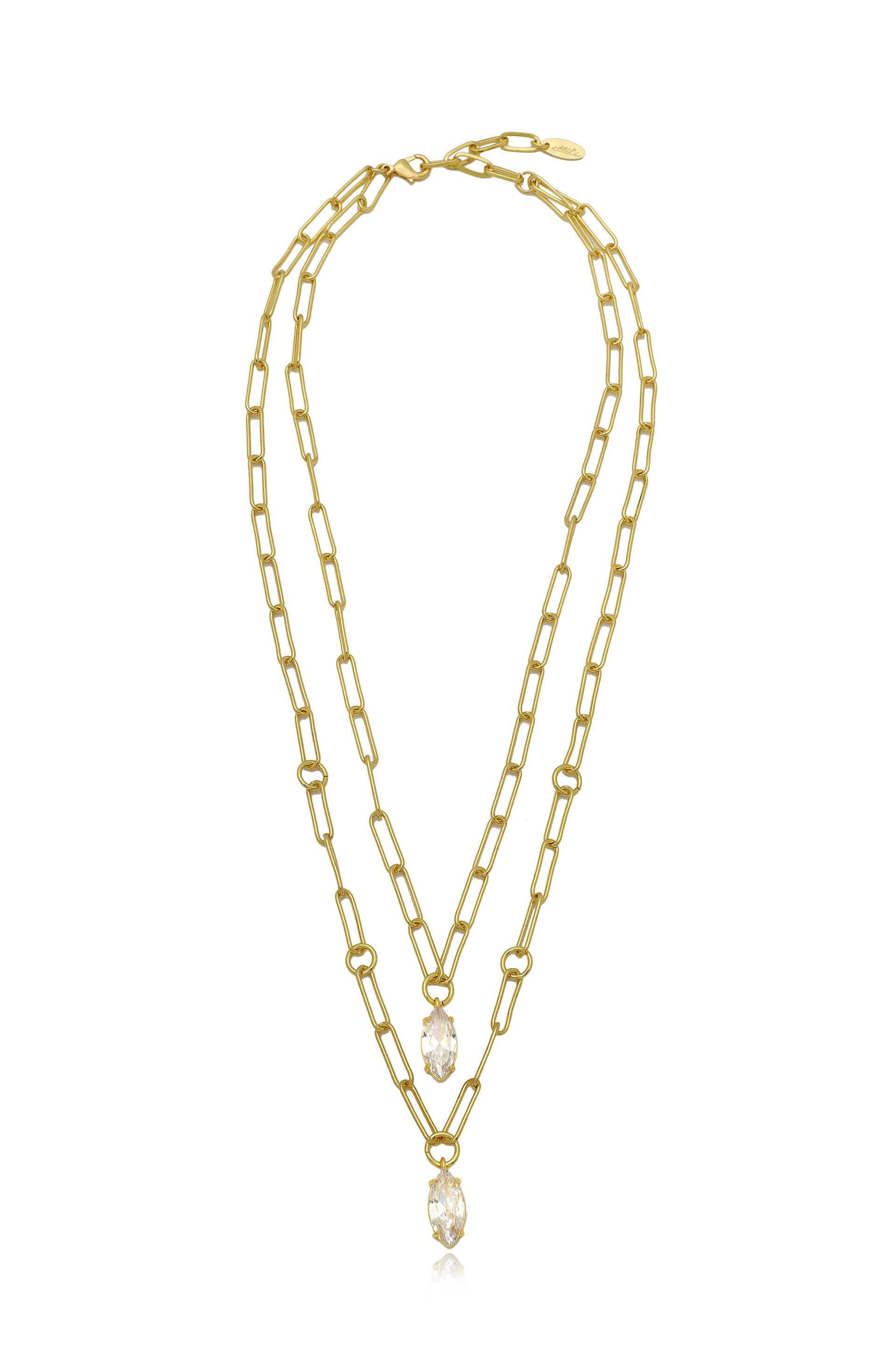 Layla Chain Necklace 18k Gold Anti Tarnish – SASSYNESS