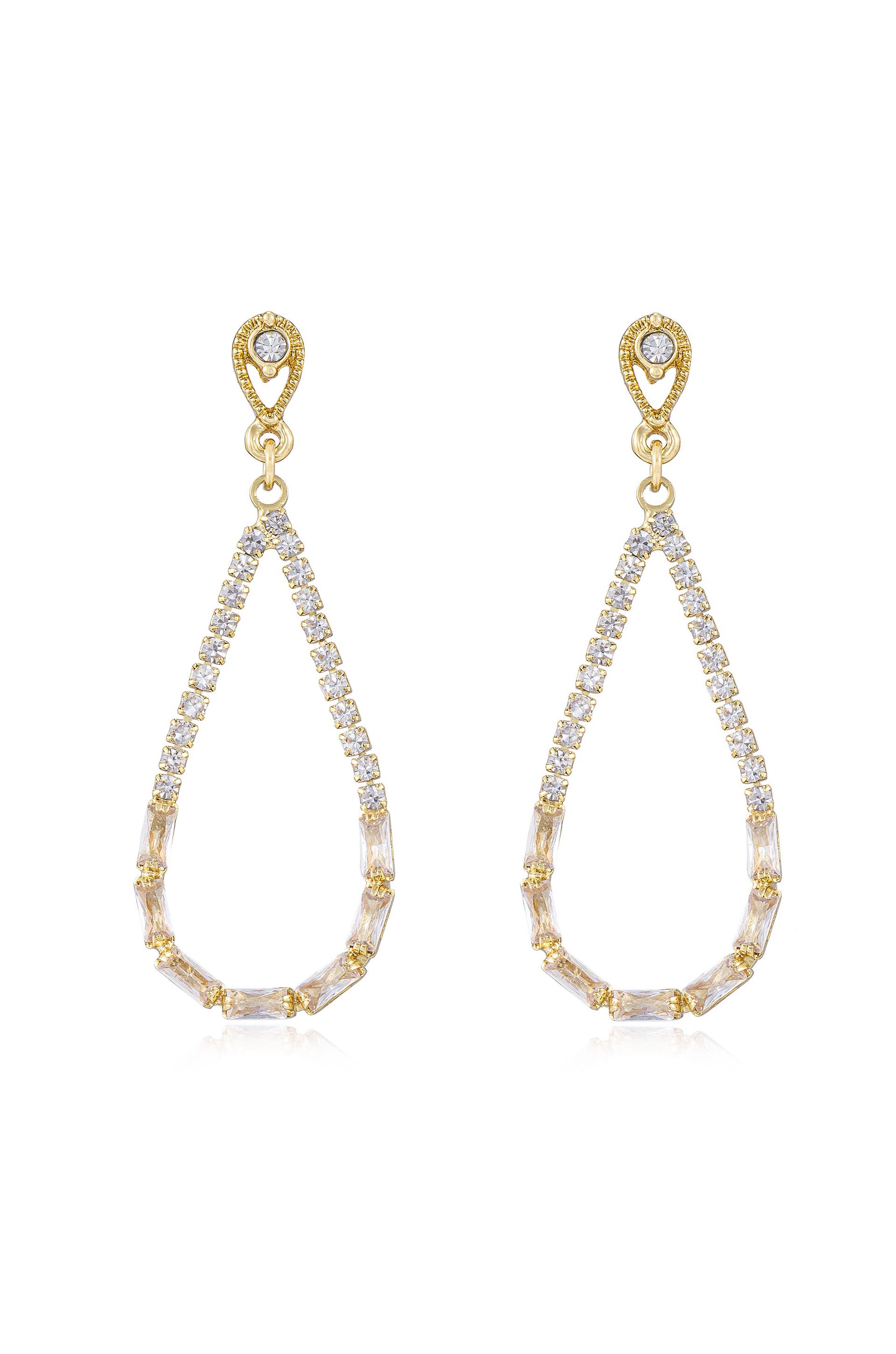 Angels City Drop Crystal Earrings