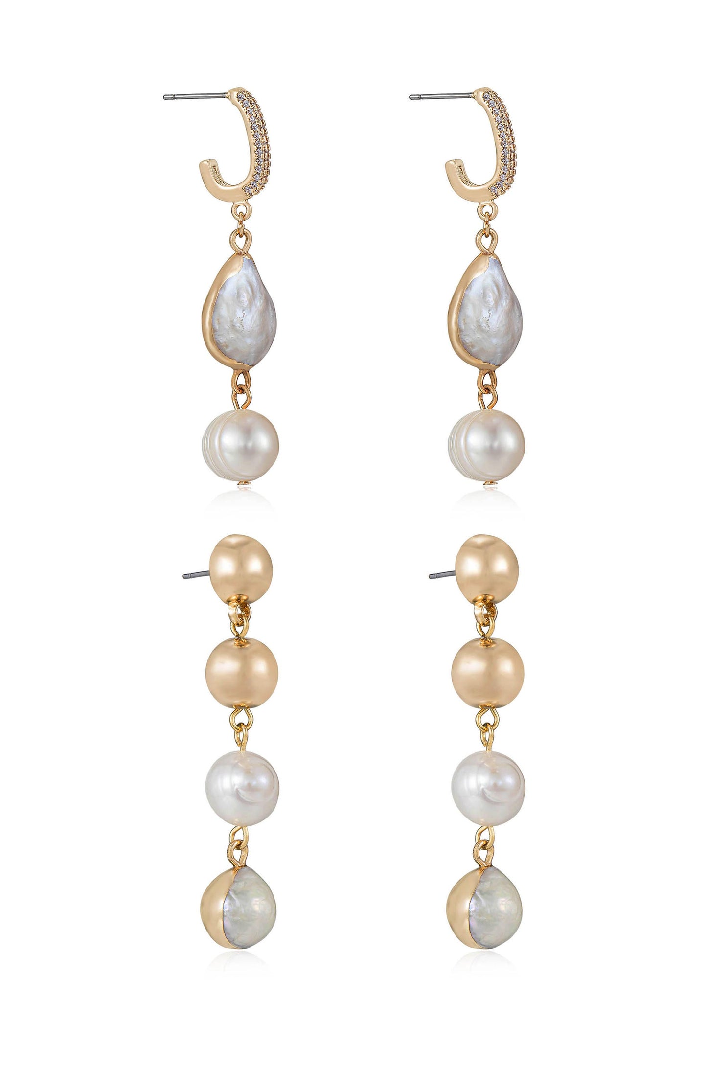 Duchess Pearl and Dangle Earrings