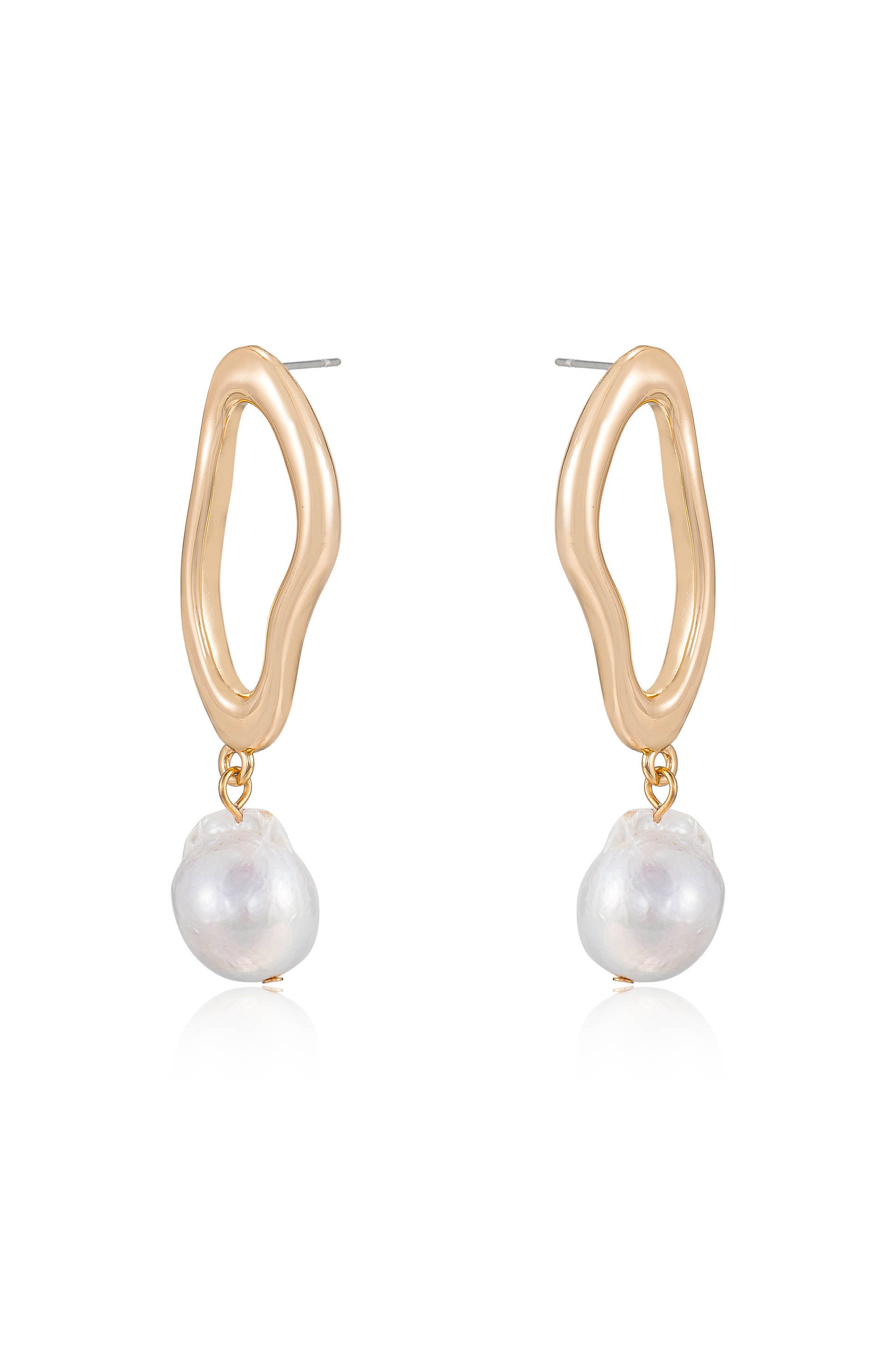 Trendy Collection of Handmade Gold Plated Pearl Earrings | Handmade gold, Pearl  earrings, Fashion jewelery