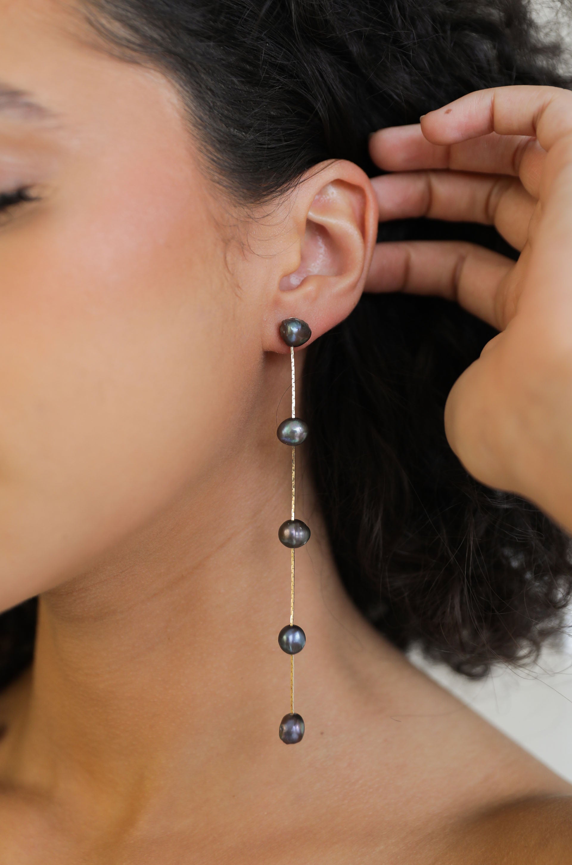 Black Black Drop Earrings | Nordstrom