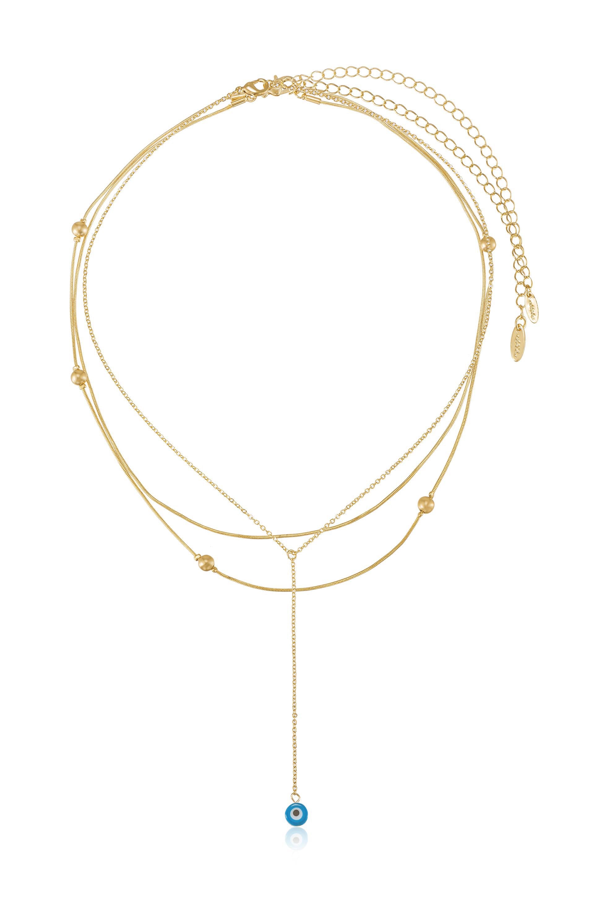 Anlagrace Boho Women Gold Moon Star Layered Necklace India | Ubuy