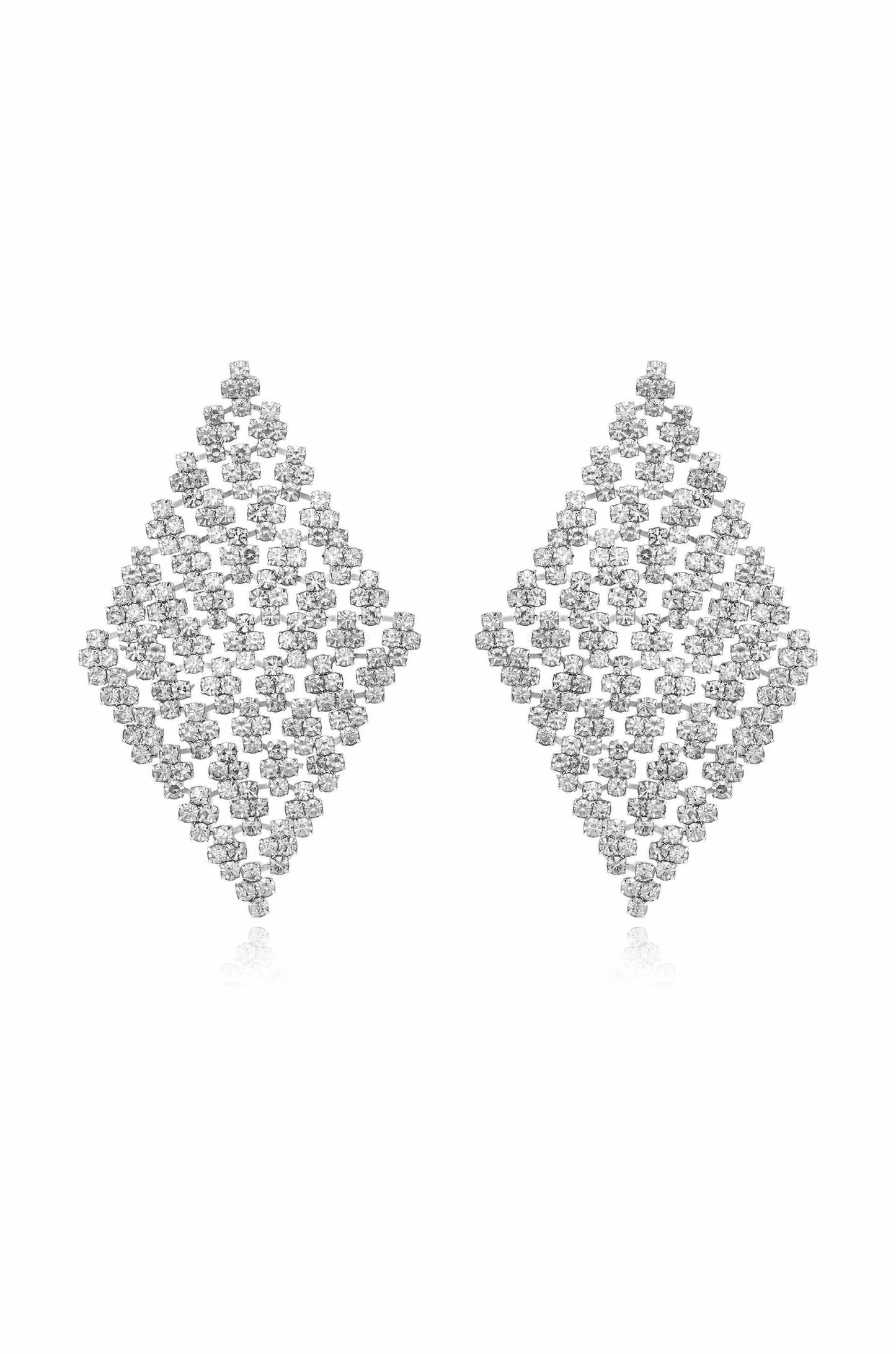 Swinging Crystal Statement Earrings