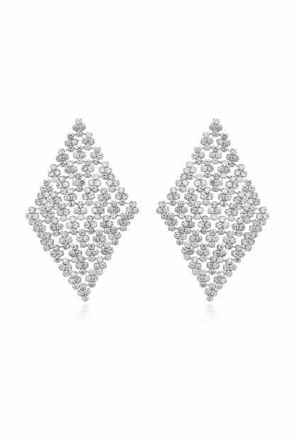 Swinging Crystal Statement Earrings