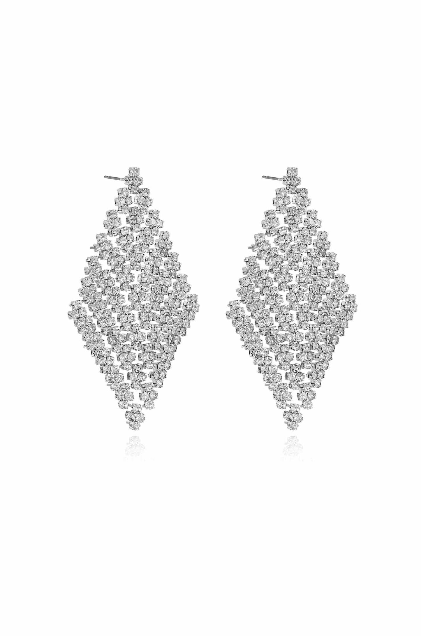 Swinging Crystal Statement Earrings