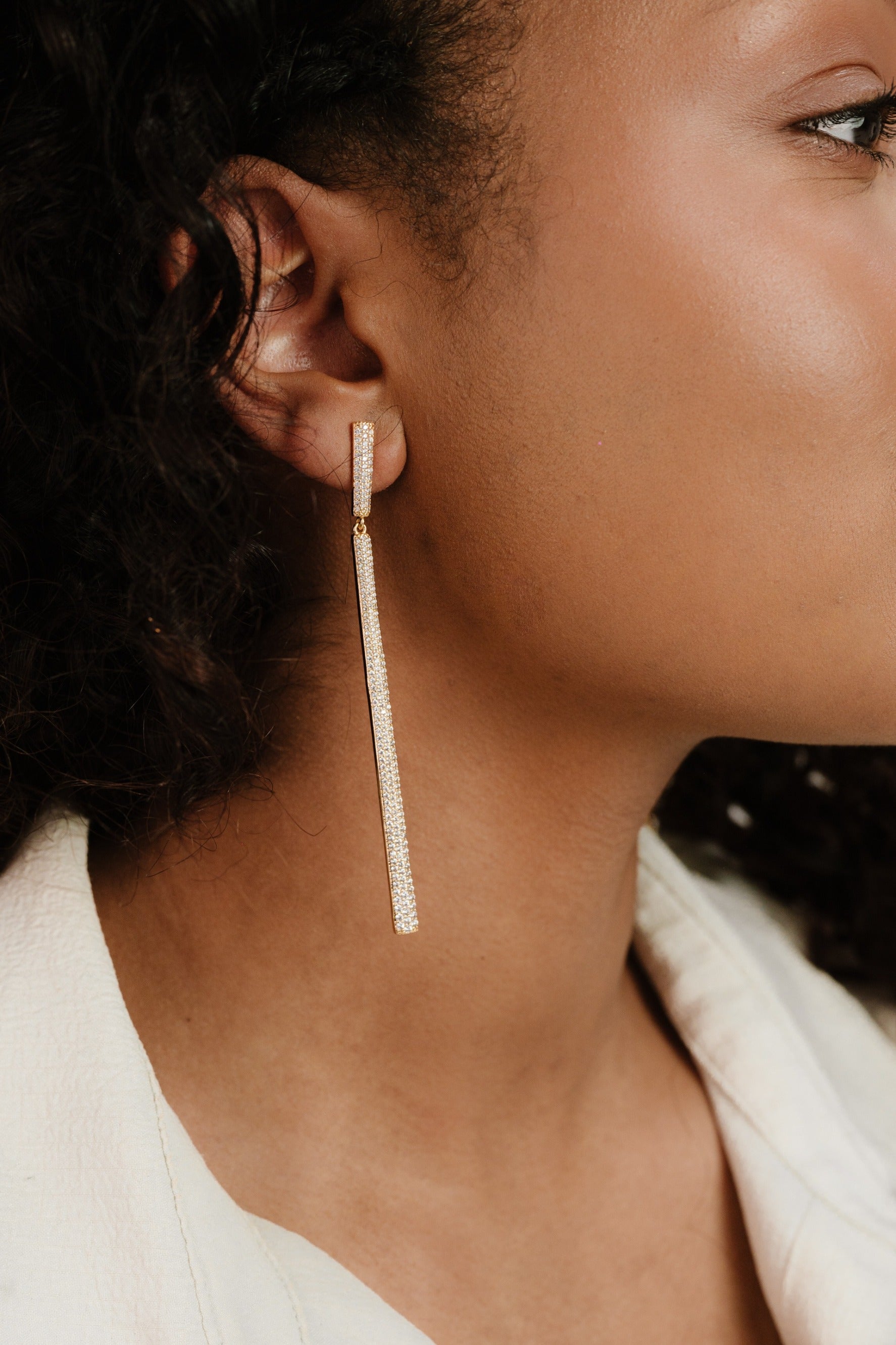 Straight on sale dangle earrings