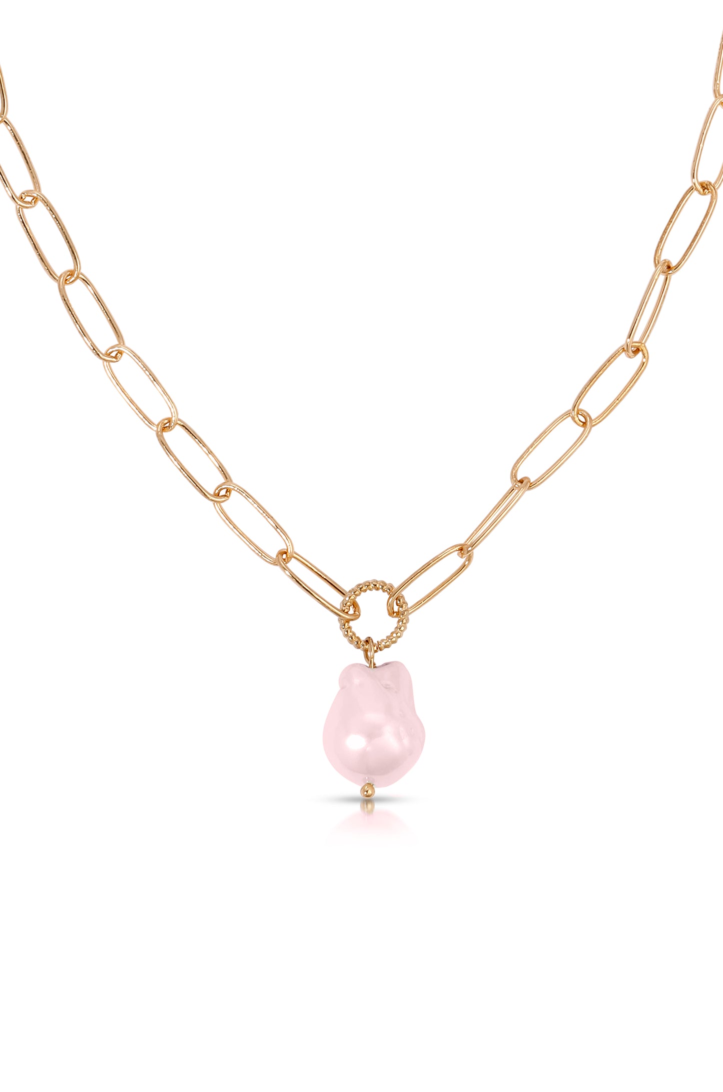 Single Pearl Chain Necklace