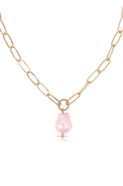 Single Pearl Chain Necklace