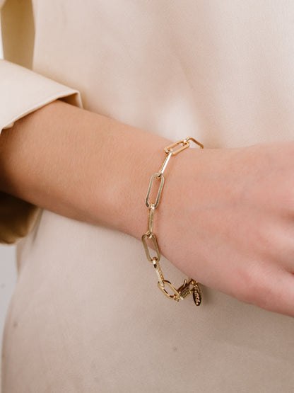 Interlinked Chain Bracelet on model 3