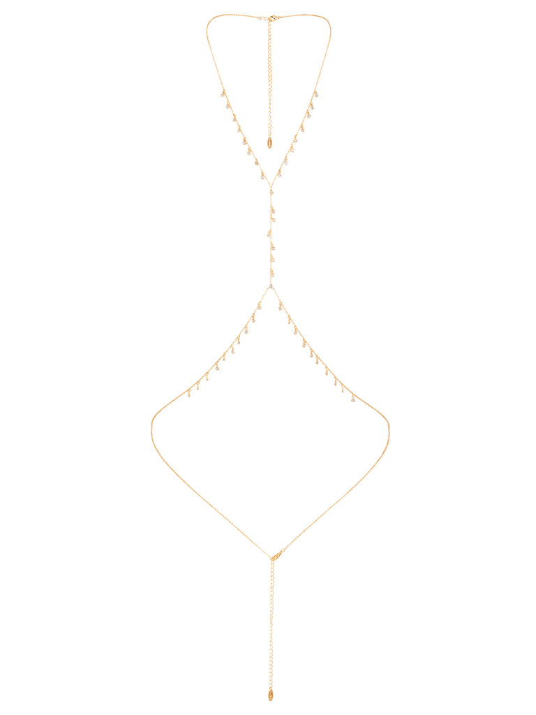 Crystal Fringe Body Chain