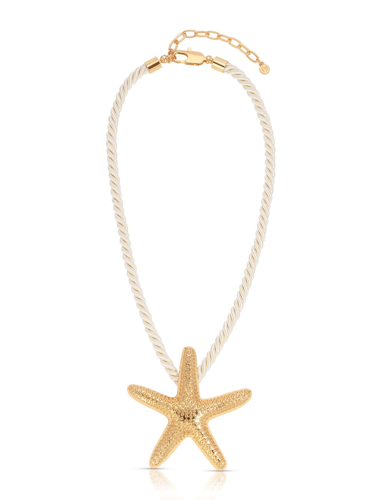 Starfish Statement Pendant Necklace full view