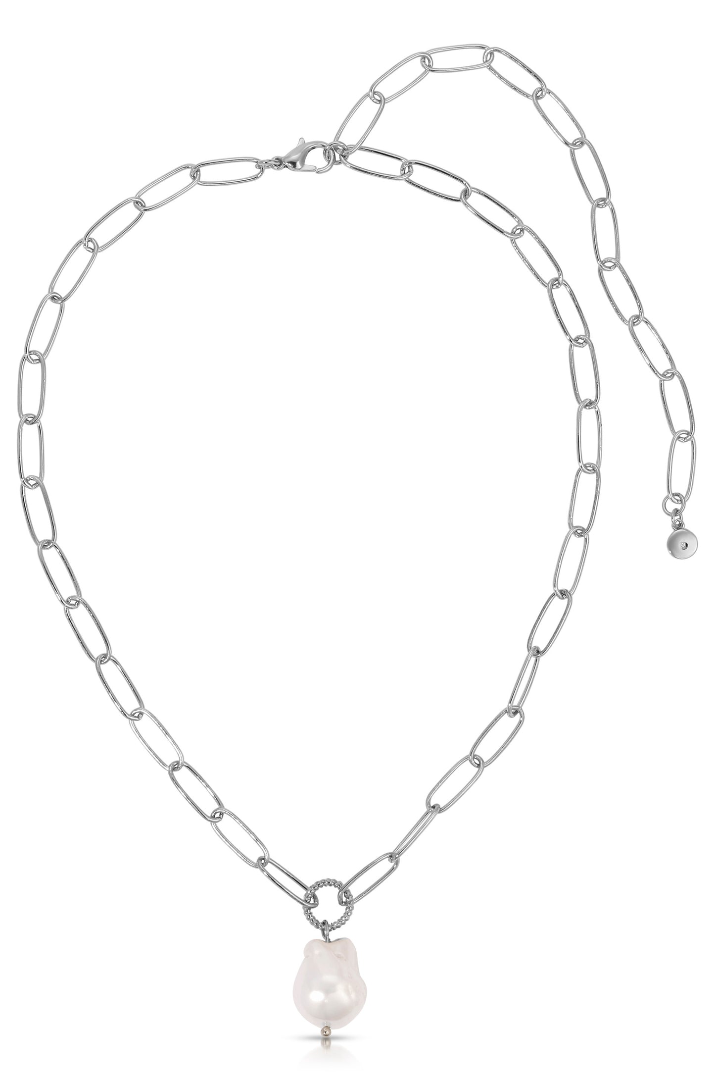 Single Pearl Chain Necklace