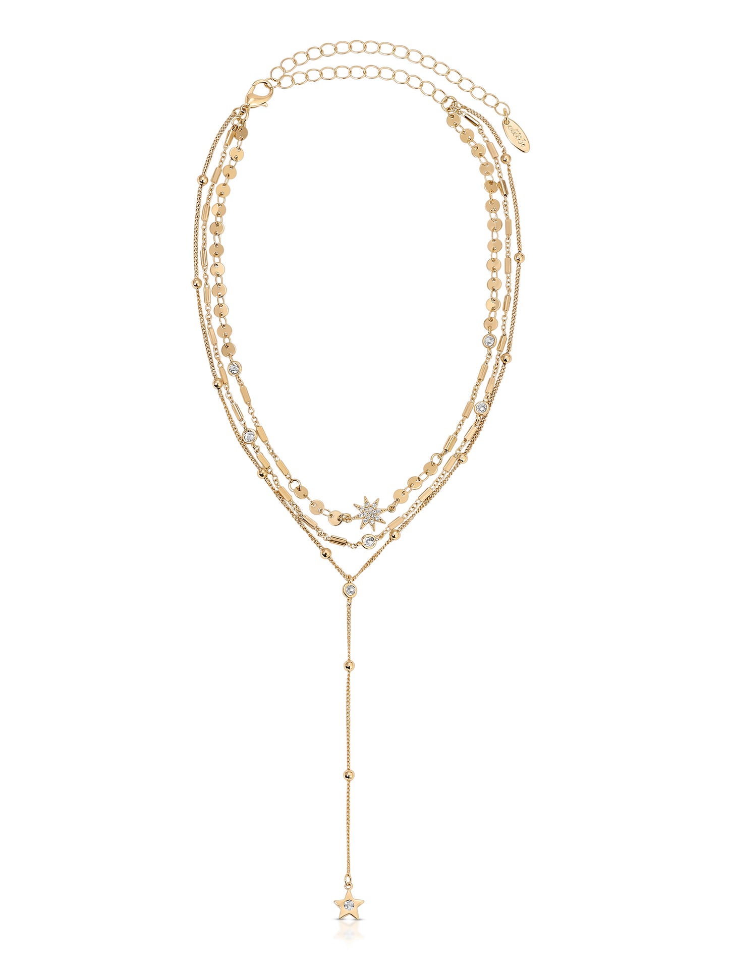 Forever Falling Multi-Chain Lariat Choker