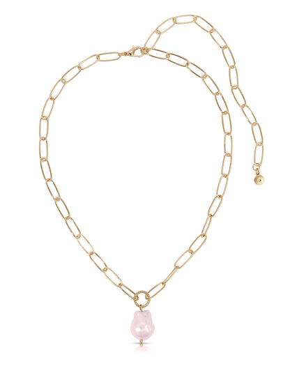 Single Pearl Chain Necklace