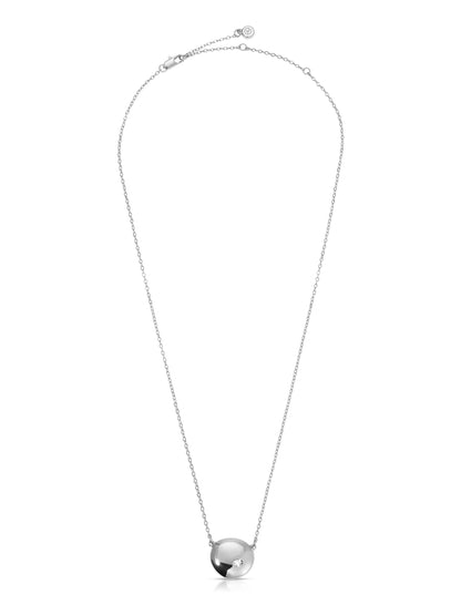 Polished Pebble Pendant Necklace