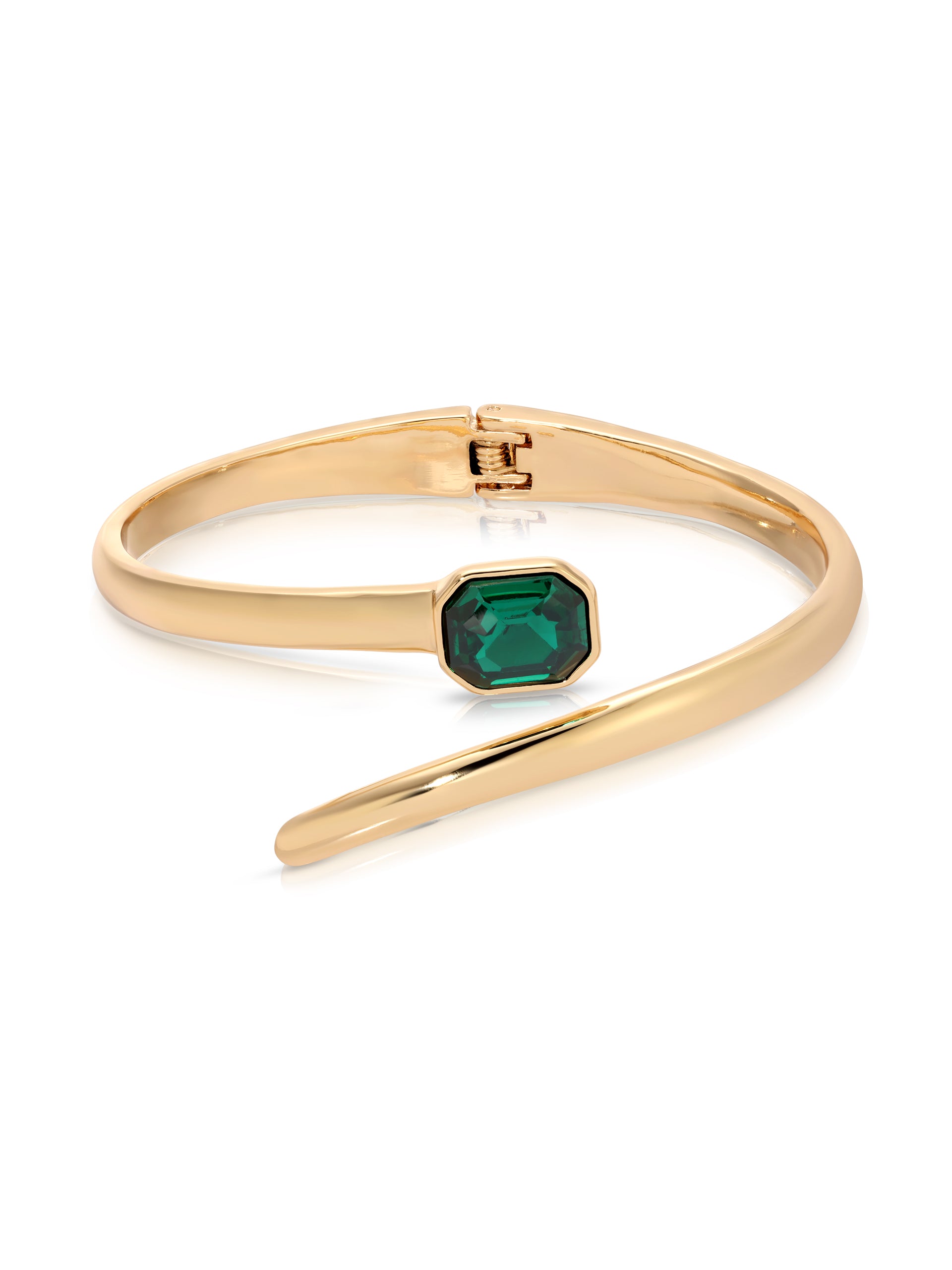 Emerald Deco Wrap Cuff