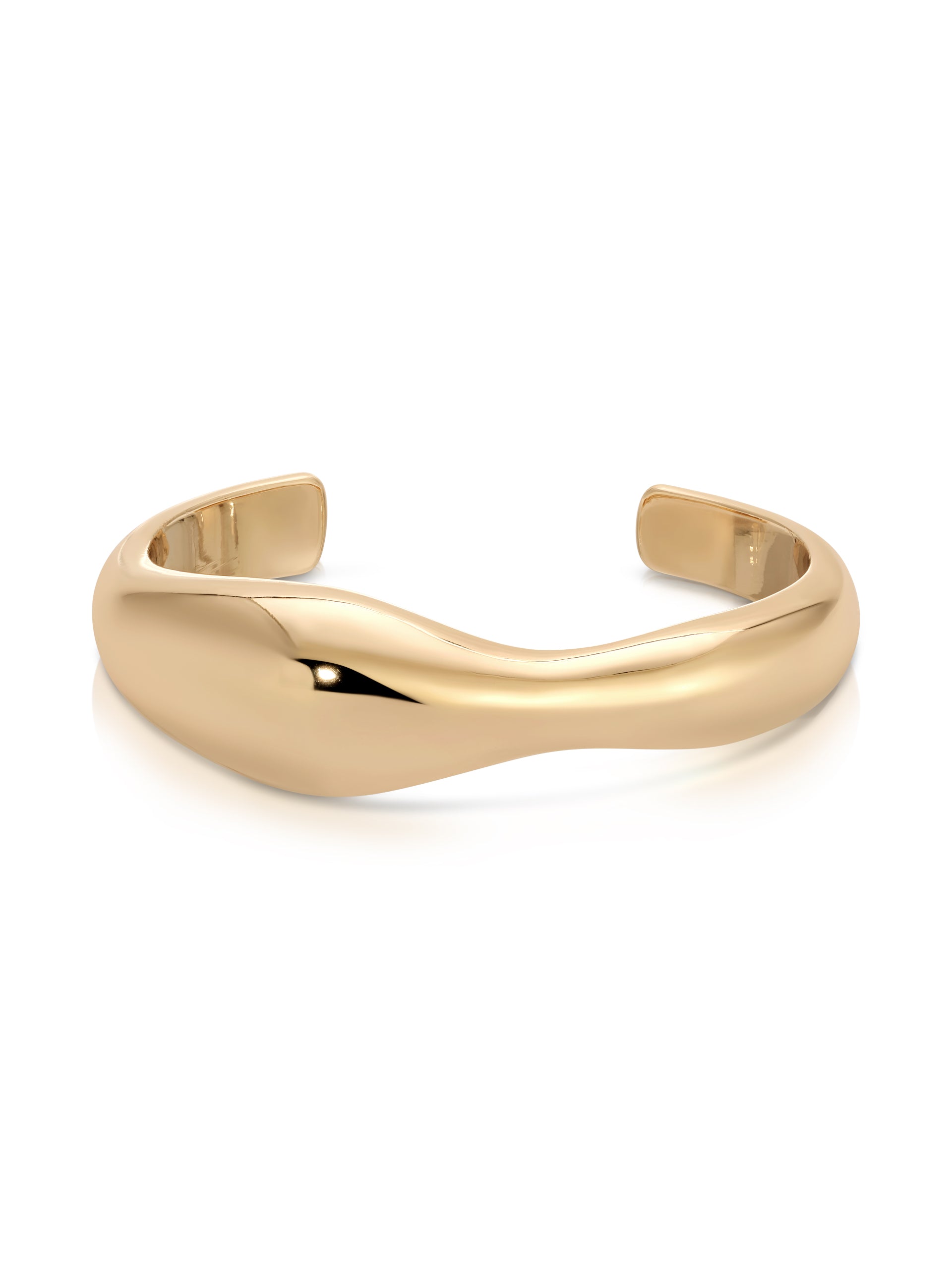 Liquid Love Cuff in gold
