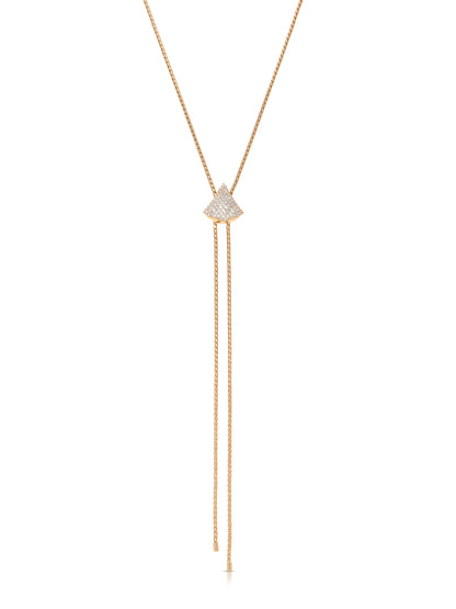 Pavé Shine Bolo Necklace