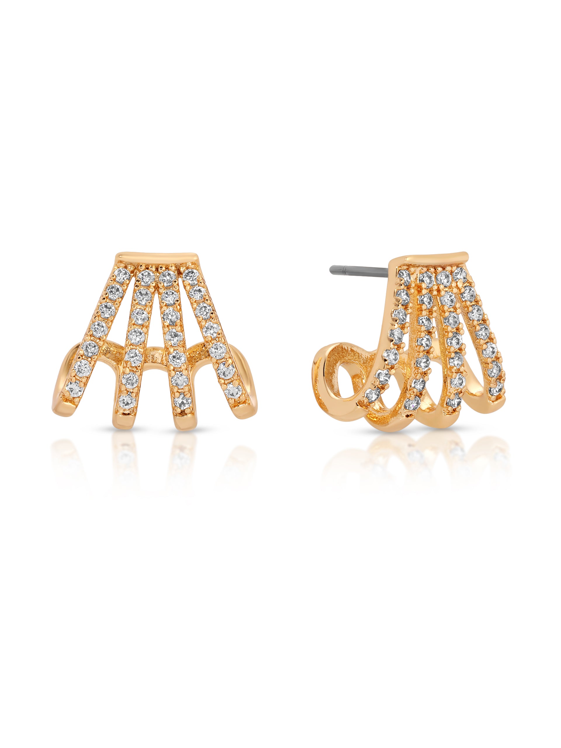 Glisten Wing Pavé Earrings