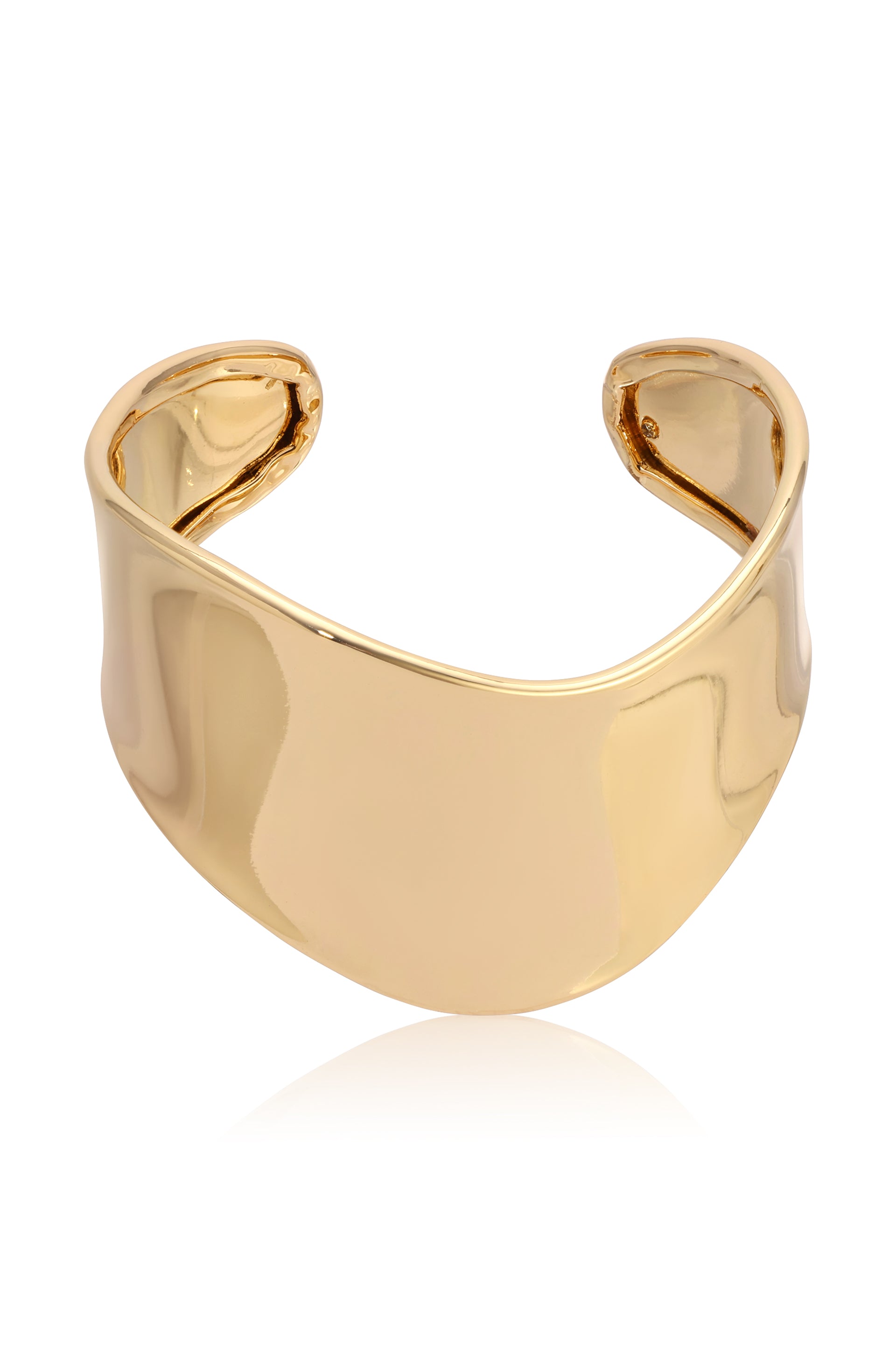 Smooth Cuff Bracelet in gold