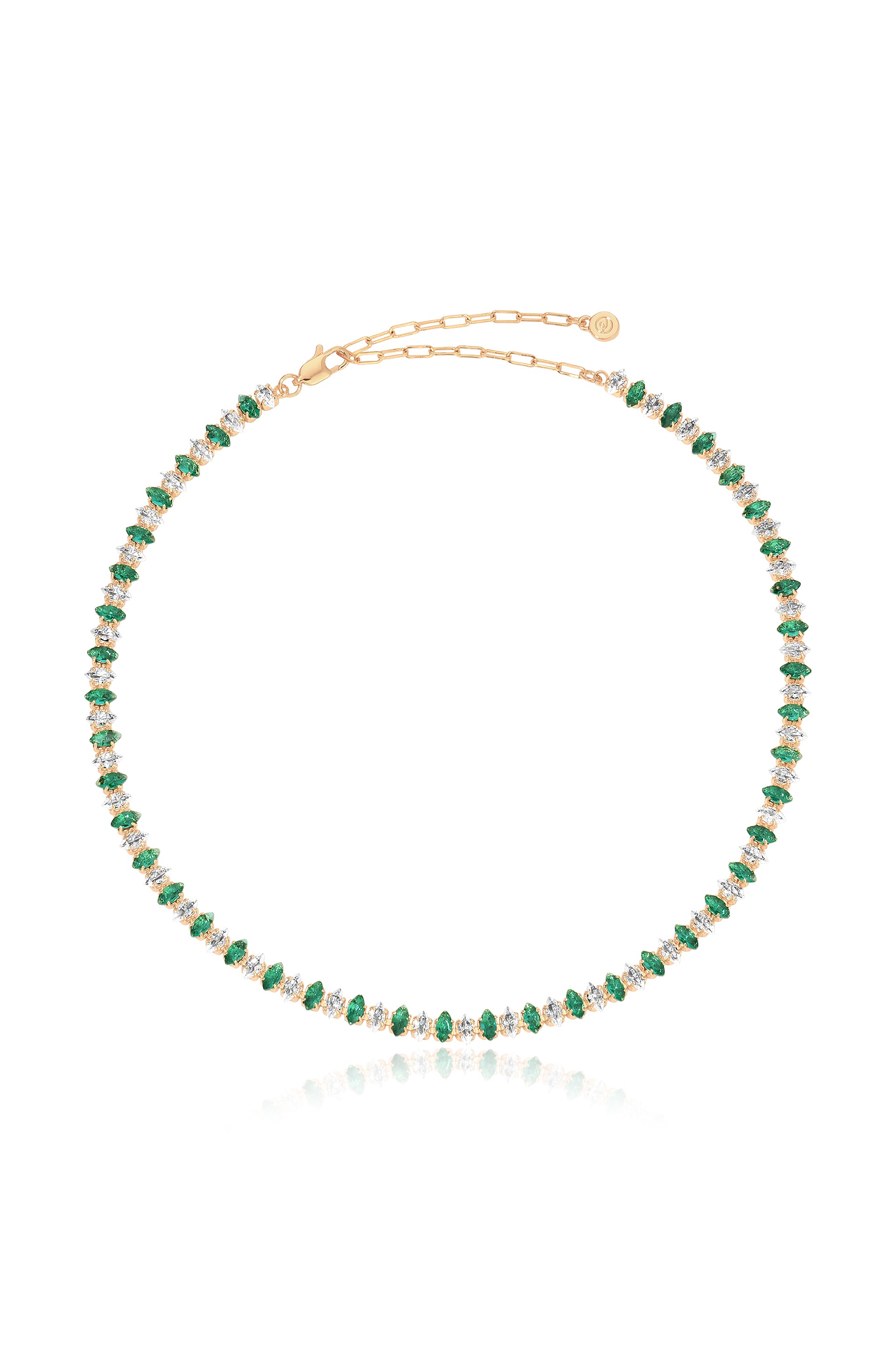 Emerald Marquise Necklace