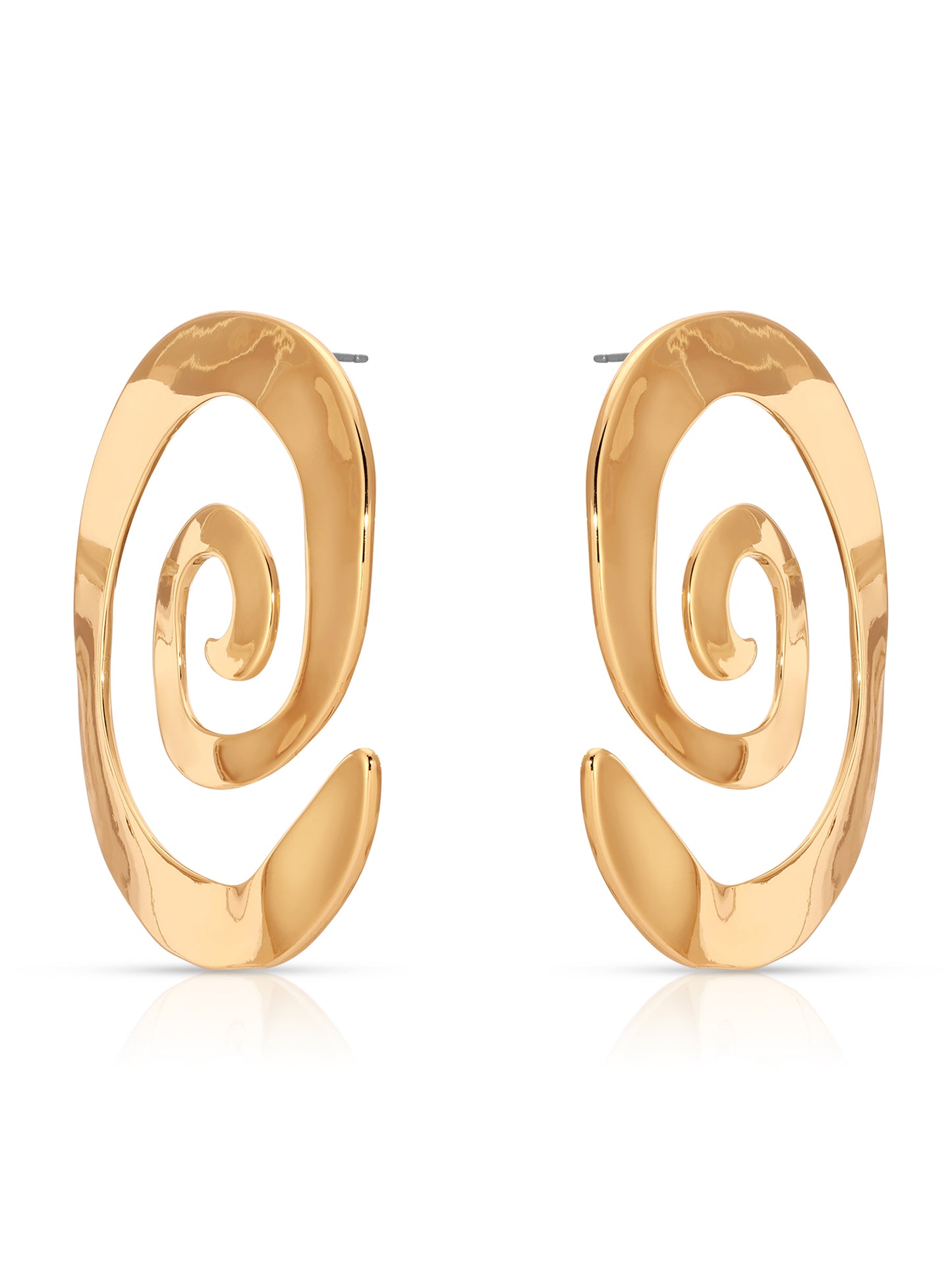 Aura Swirl Earrings front