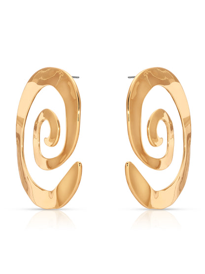 Aura Swirl Earrings front