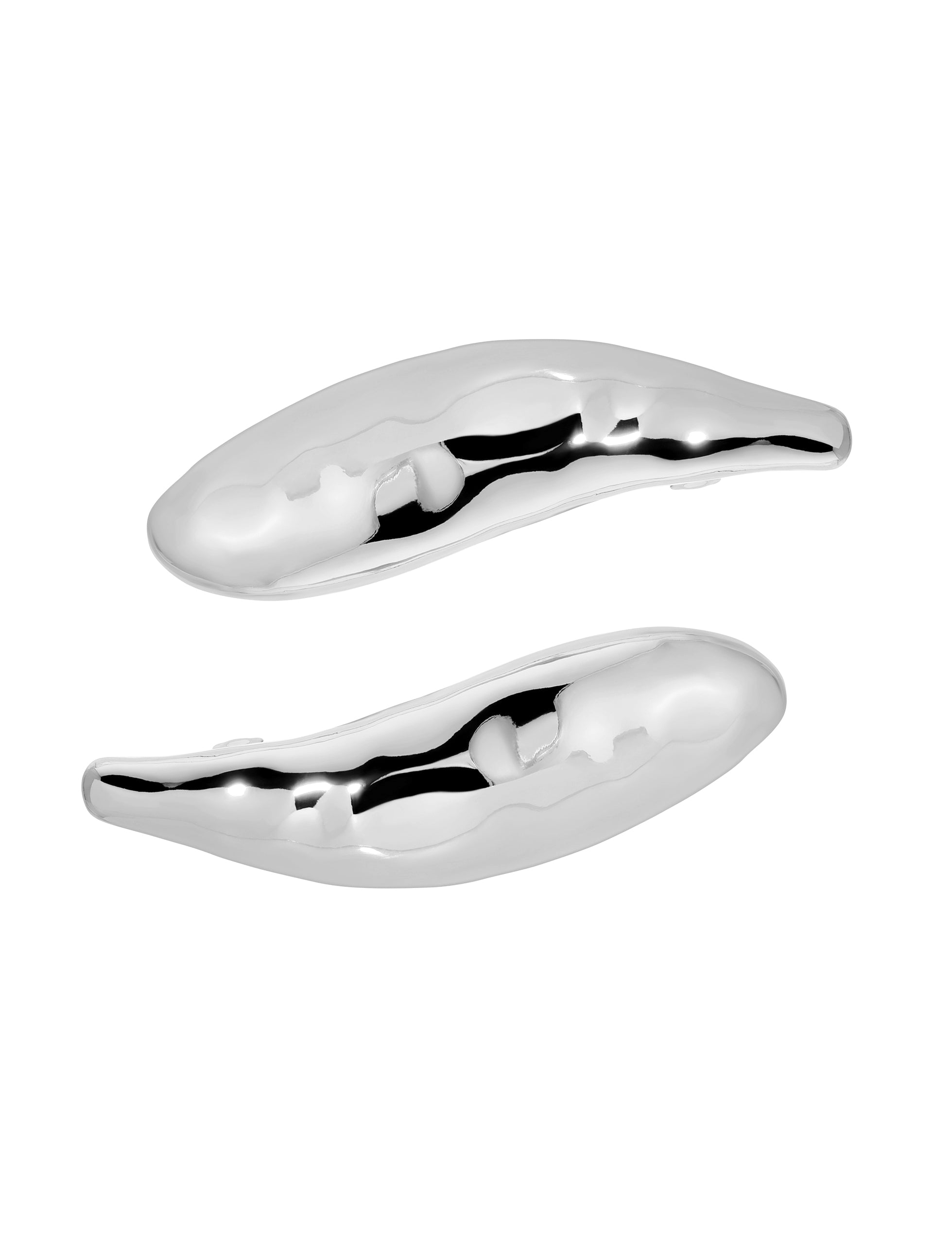 Liquid Lux Barrette Set silver