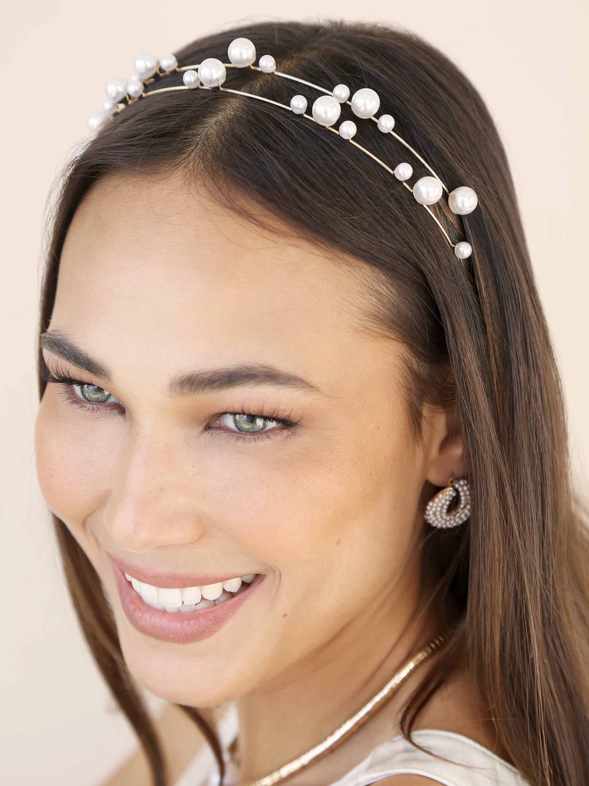 Topped in Pearls Headband