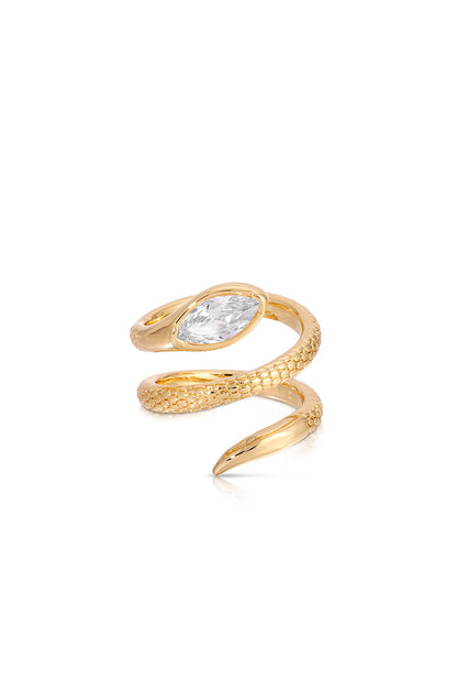 Marquise Coiled Ring