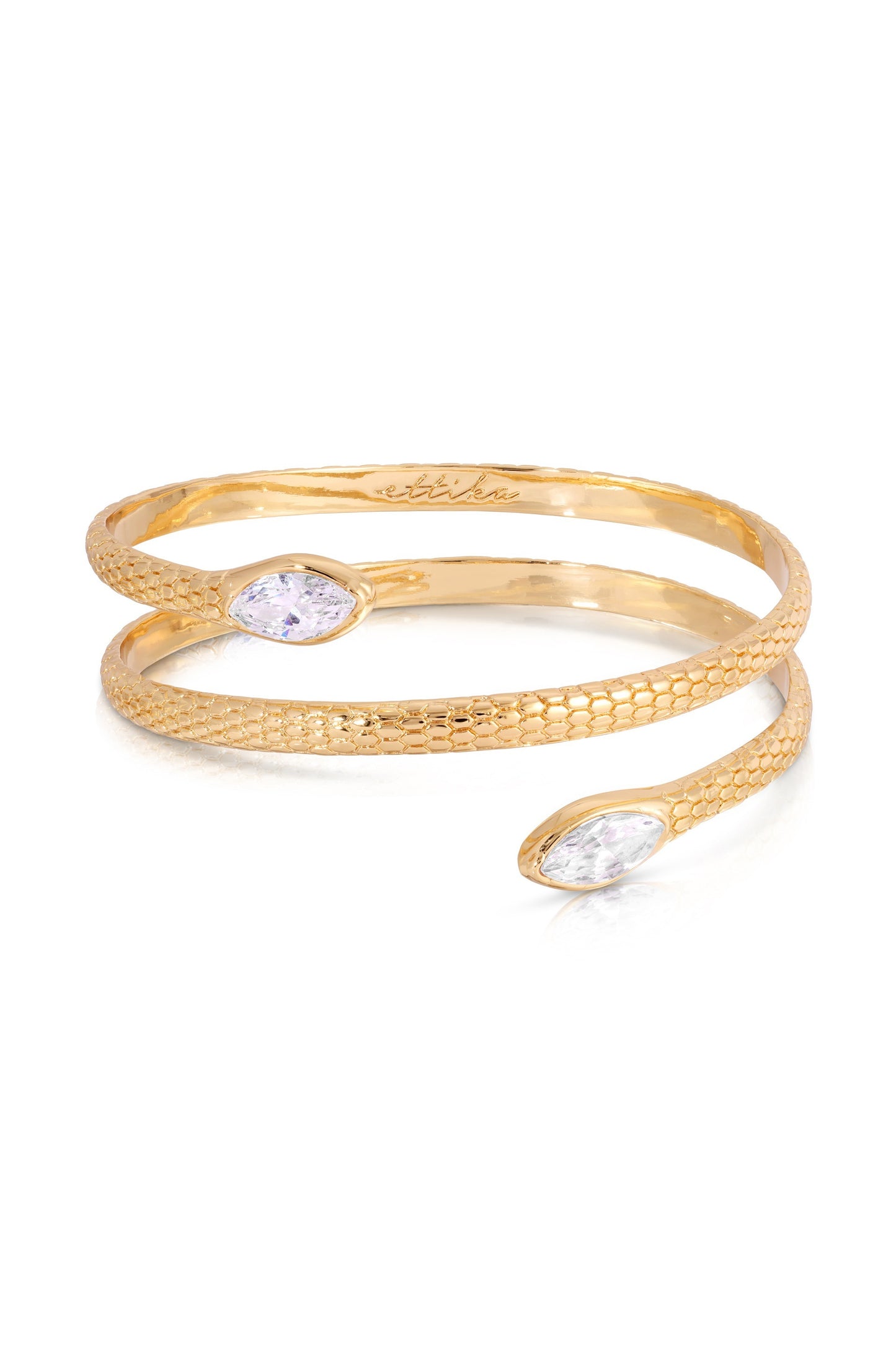 Marquise Coiled Bangle