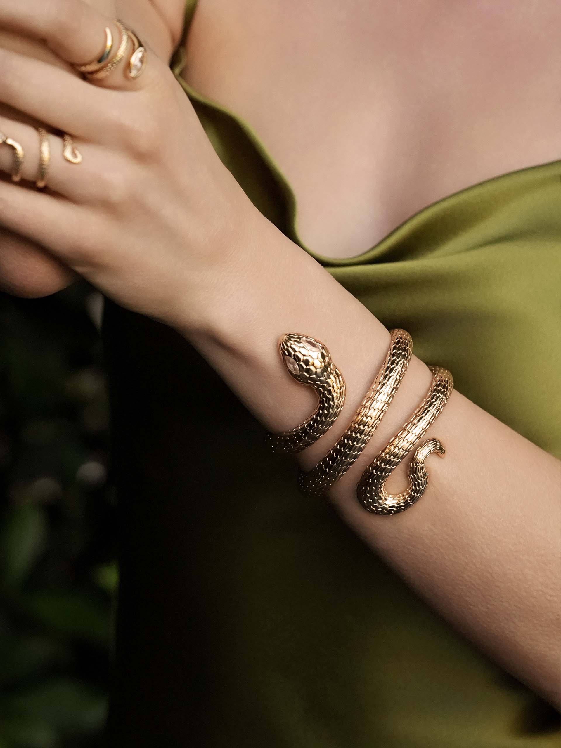 Serpentina Cuff on model 5