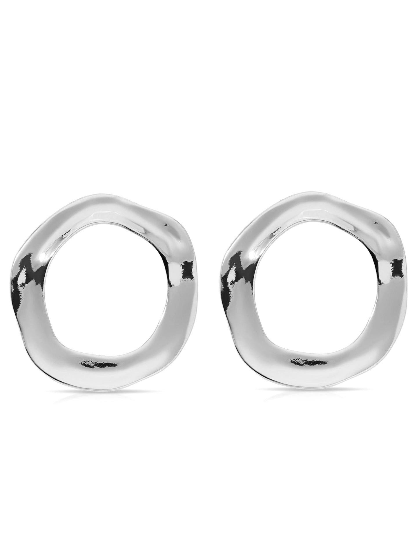 Open Circle Earrings