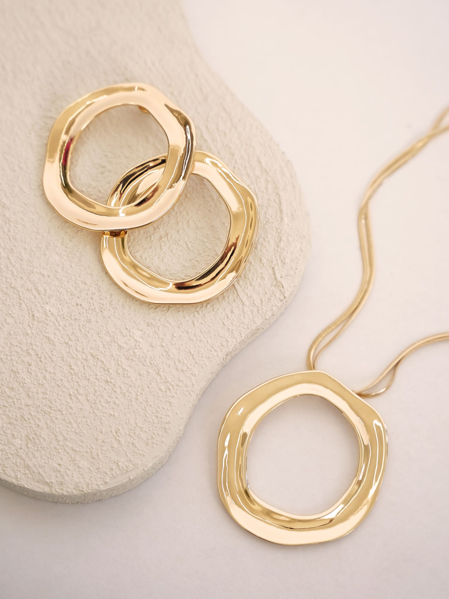 Open Circle Earrings