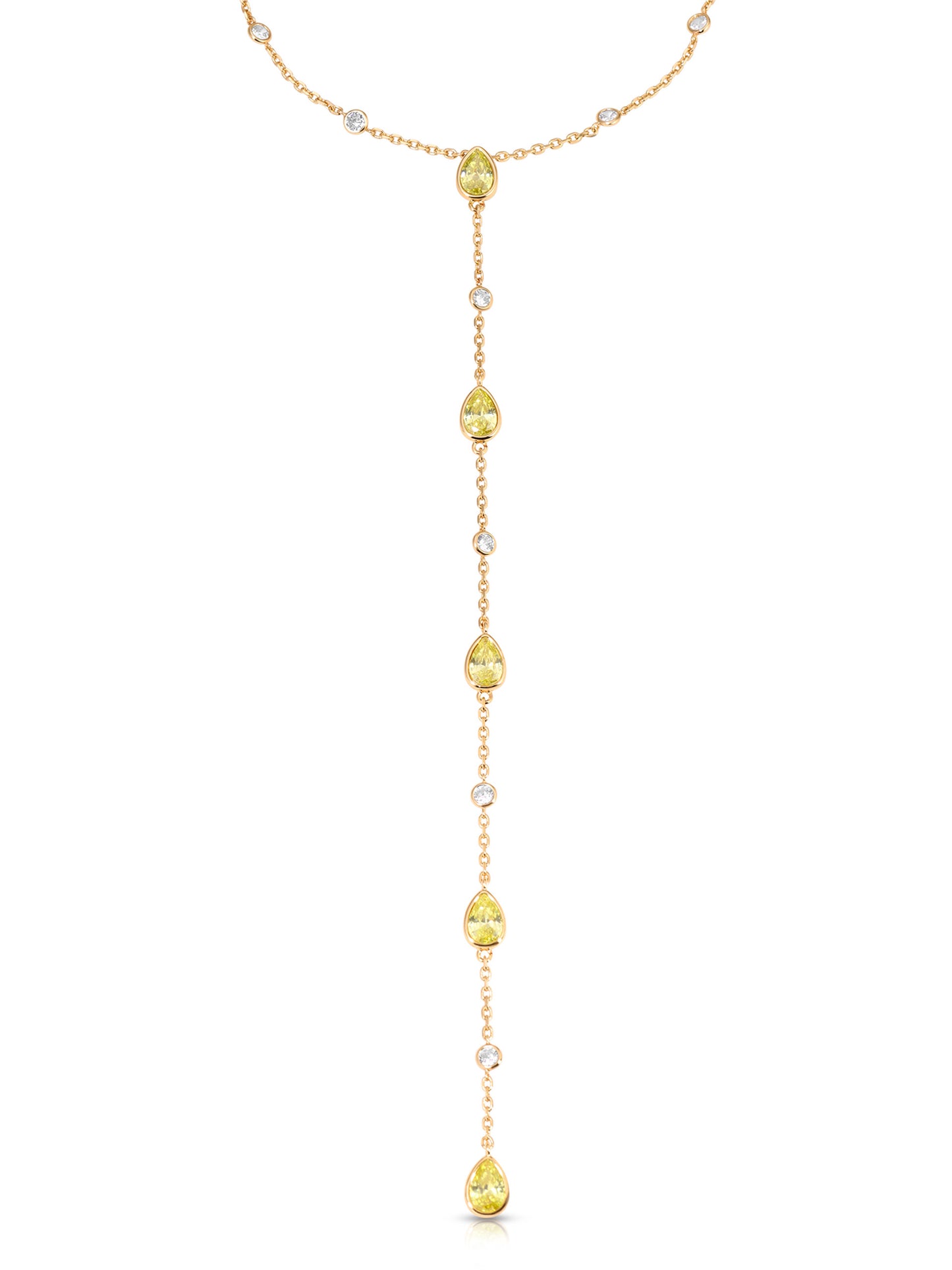 Marquise Crystal Lariat