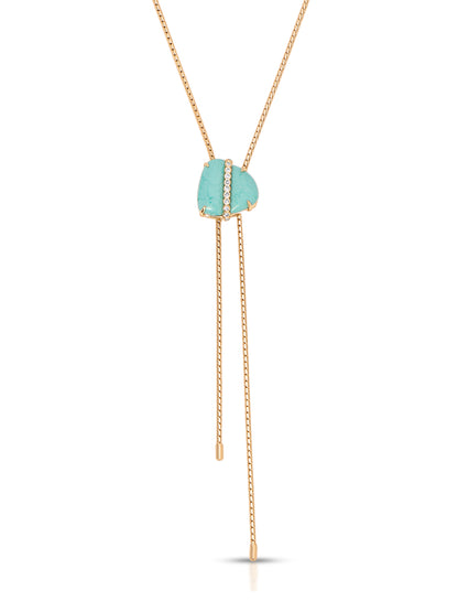 Turquoise Solstice Bolo Necklace